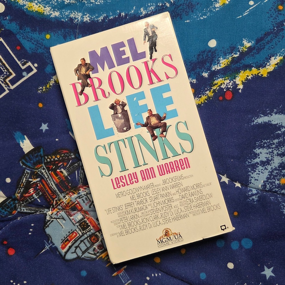 Mel Brooks Life Stinks MGM/UA VHS Movie Comedy 1991 Vintage